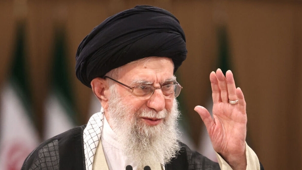 Iran's supreme leader Ayatollah Ali Khamenei 