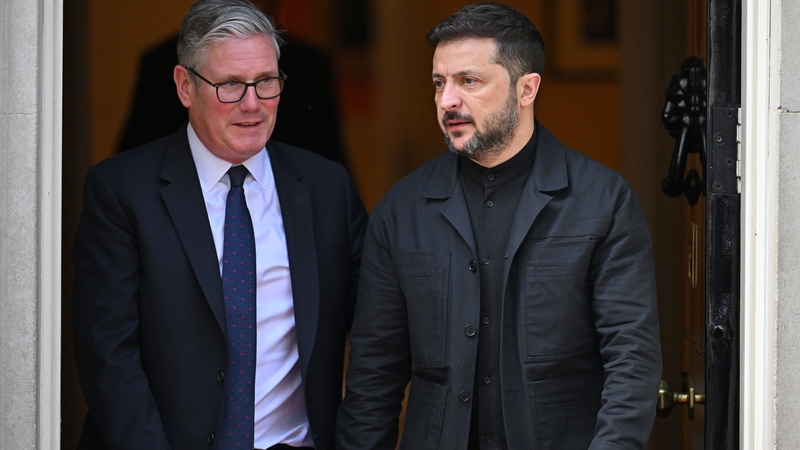 Keir Starmer and Volodymyr Zelensky met in London to discuss Ukraine's defence against Russia