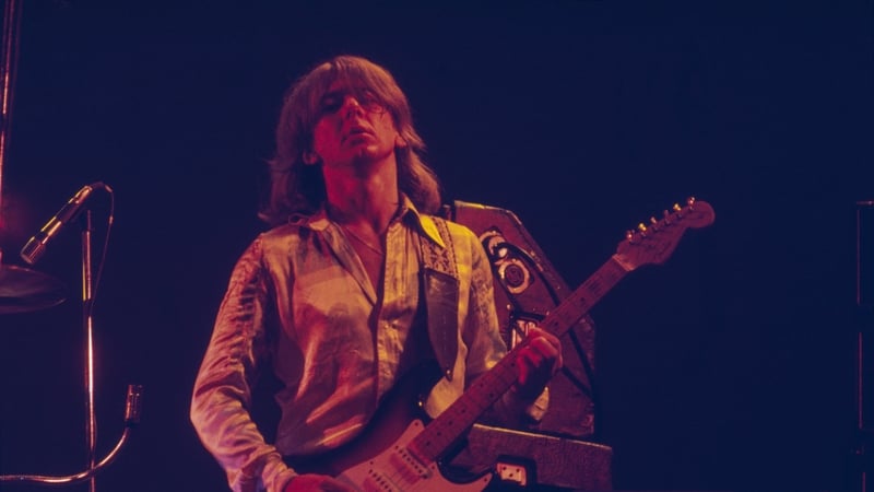 Guitarist Mick Ralphs of English super-group Bad Company performs on stage at Earl's Court in London, July 1977. Photo credit: Watal Asanuma/Shinko Music/Getty Images