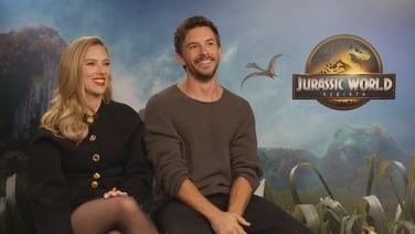 Scarlett Johansson and Jonathan Bailey