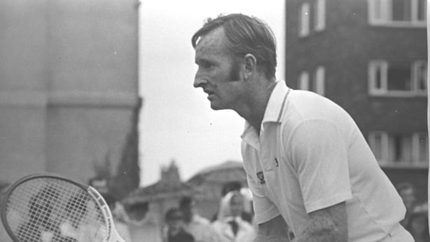 Rod Laver, British tennis player
