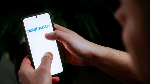 POLAND - 2024/01/25: In this photo illustration a Ticketmaster logo seen displayed on a smartphone. (Photo Illustration by Mateusz Slodkowski/SOPA Images/LightRocket via Getty Images)