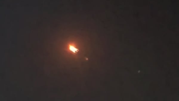 Missiles over Doha, Qatar after Iran has launched an operation targeting a U.S. base (Photo by Stringer/Anadolu via Getty Images)