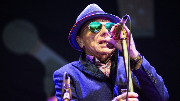 MARLOW, ENGLAND - MAY 16: Van Morrison performs at Pub In The Park 2024 at Higginson Park on May 16, 2024 in Marlow, England. (Photo by Ki Price/Getty Images)