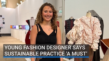 Young designer says sustainable practice ‘a must’