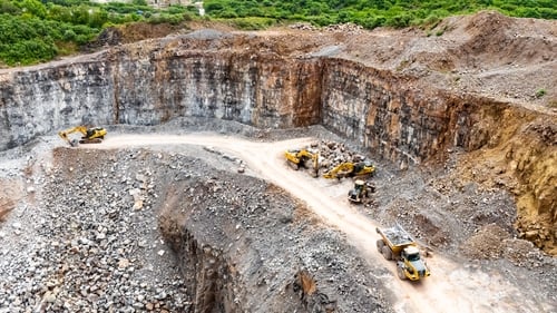 The study found the replenishment rates of quarries is running at 61% of the annual consumption