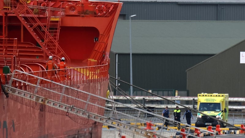 It is understood the men were carrying out routine maintenance on the ship when a gas cylinder exploded at around 6.30pm (Photo: Brendan Gleeson)