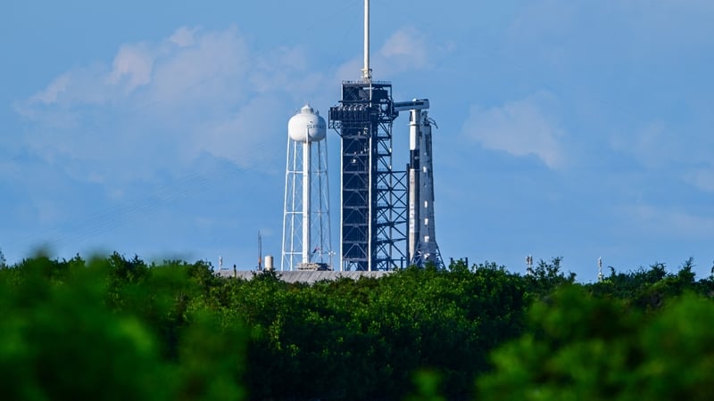 The crew was carried on a SpaceX launch vehicle consisting of a Crew Dragon capsule perched atop a two-stage Falcon 9 rocket
