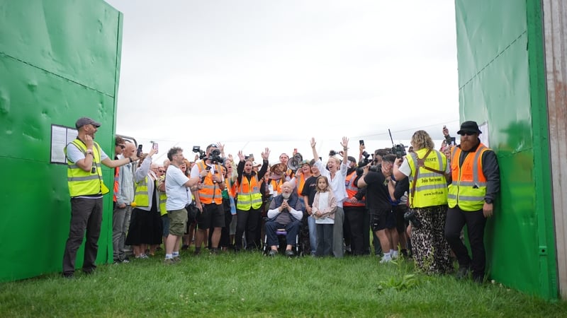 Michael and Emily Eavis opened the gates to Glastonbury on Wednesday morning