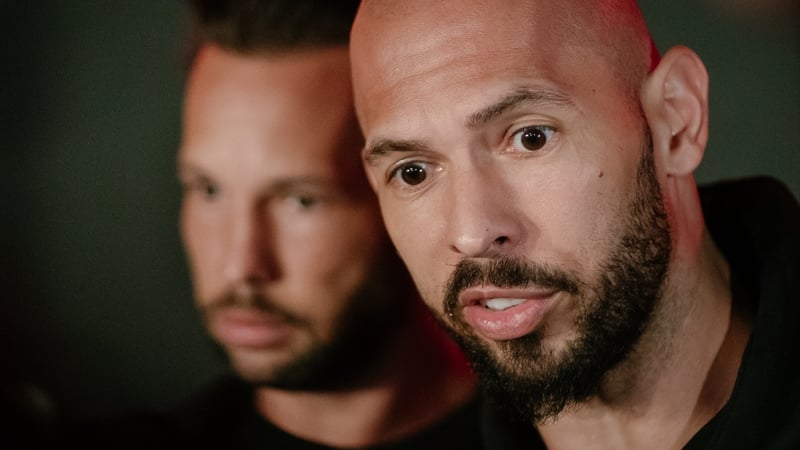 Andrew Tate and his brother Tristan Tate are under criminal investigation in Romania