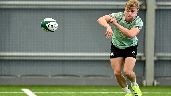 24 June 2025; Ben Murphy during the Ireland rugby squad training at the IRFU High Performance Centre at the Sport Ireland Campus in Dublin. Photo by Brendan Moran/Sportsfile