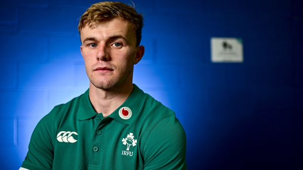 24 June 2025; Ben Murphy poses for a portrait after an Ireland rugby media conference at the IRFU High Performance Centre at the Sport Ireland Campus in Dublin. Photo by Brendan Moran/Sportsfile
