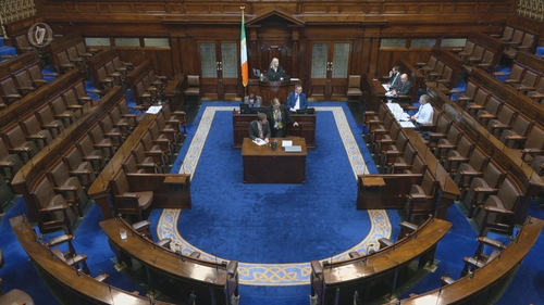 Ceann Comhairle Verona Murphy told Matt Carthy that the matter had been dealt with when he returned to an almost empty Dáil