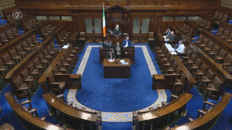 Ceann Comhairle Verona Murphy told Matt Carthy that the matter had been dealt with when he returned to an almost empty Dáil