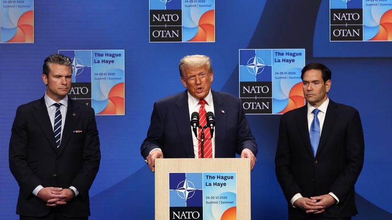 Donald Trump made an address at the summit this afternoon