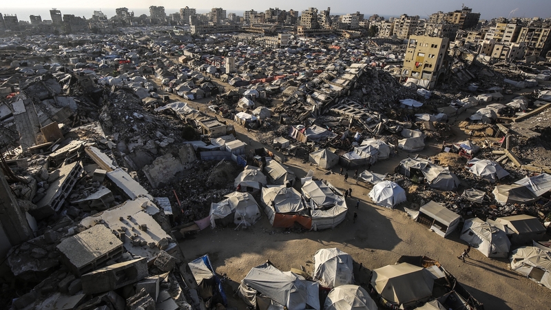 The Taoiseach said 'a lot of the aid' is not getting into Gaza