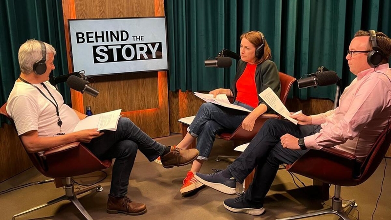 David, Katie and Fran on Behind the Story