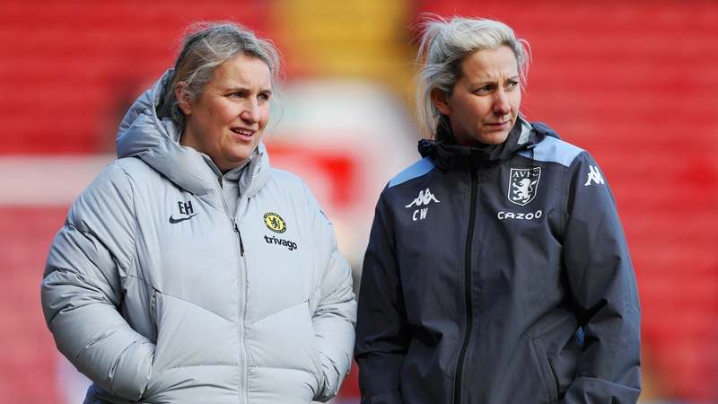Emma Hayes and Carla Ward during their times as club managers