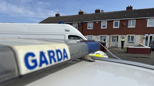 The scene at Foxdene Drive remains sealed off by gardaí