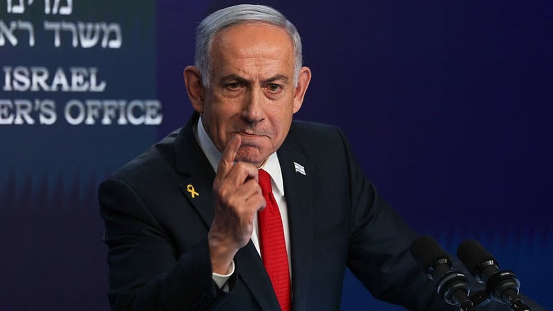 Benjamin Netanyahu is in his third term as Israeli PM (file photo)