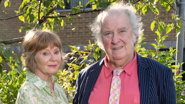 Karen Henthorn (Julie) and Paul Bradley (Nigel) - "It's very surreal to be back in Albert Square after 27 years and working with the delightful Paul Bradley again - it's scary how fast the time has gone!"