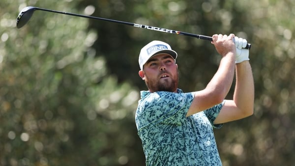 PORTO ERCOLE, ITALY - JUNE 26: Dan Bradbury of England tees off on the seventh hole on day one of the Italian Open 2025 at Argentario Golf & Wellness Resort on June 26, 2025 in Porto Ercole, Italy. (Photo by Luke Walker/Getty Images)