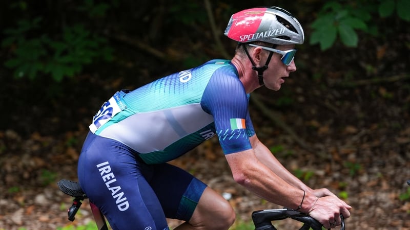 Ryan Mullen in action at the 2024 Olympic Games