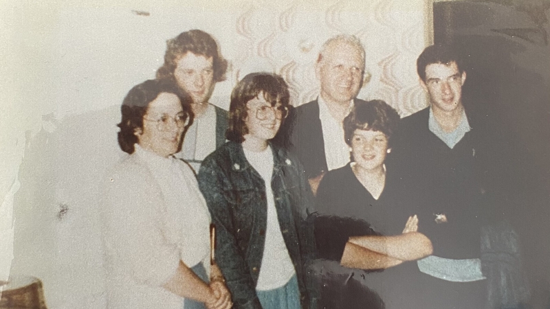 Sergeant Patrick PJ Morrissey with his wife Bernie and their four children
