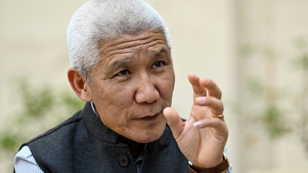 Thupten Jinpa a Buddhist scholar and the key translator to the Tibetan spiritual leader Dalai Lama