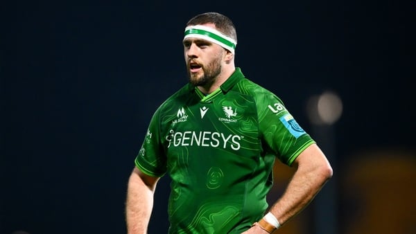 15 February 2025; Josh Murphy of Connacht during the United Rugby Championship match between Connacht and Cardiff Rugby at Dexcom Stadium in Galway. Photo by Shauna Clinton/Sportsfile