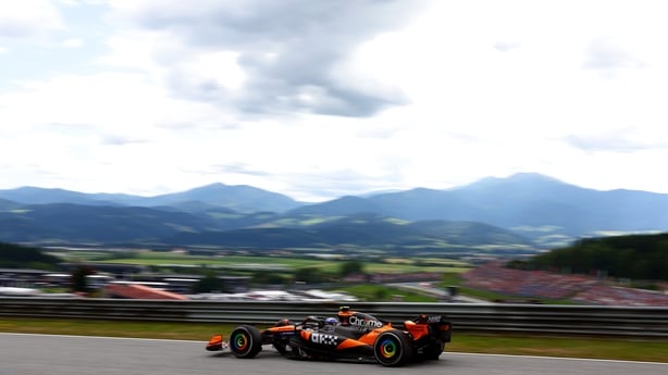 Alexander Dunne of Ireland driving the (89) McLaren MCL39 Mercedes on track during practice ahead of the F1 Grand Prix of Austria at Red Bull Ring on June 27, 2025 in Spielberg, Austria.