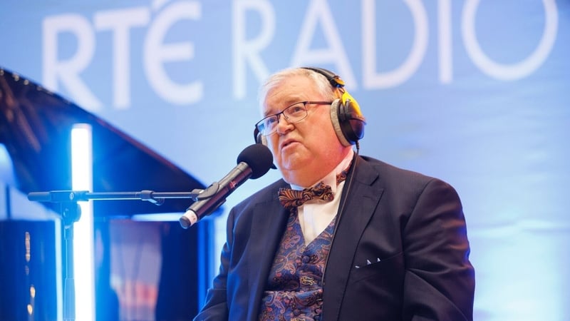 Joe Duffy pictured on his final Liveline Photos: Andres Poveda