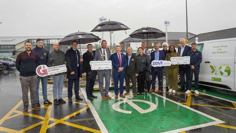 The EV hub is the first of its kind in Ireland and is located in Westside, which is a decarbonisation zone in Galway City