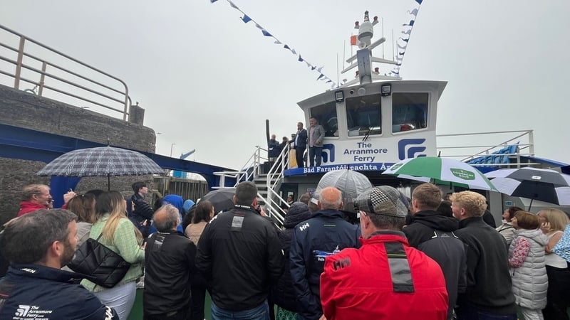 The 'Arranmore Blu' will provide a six-times daily ferry service between Árainn Mhór and Ailt an Chorráin in west Donegal