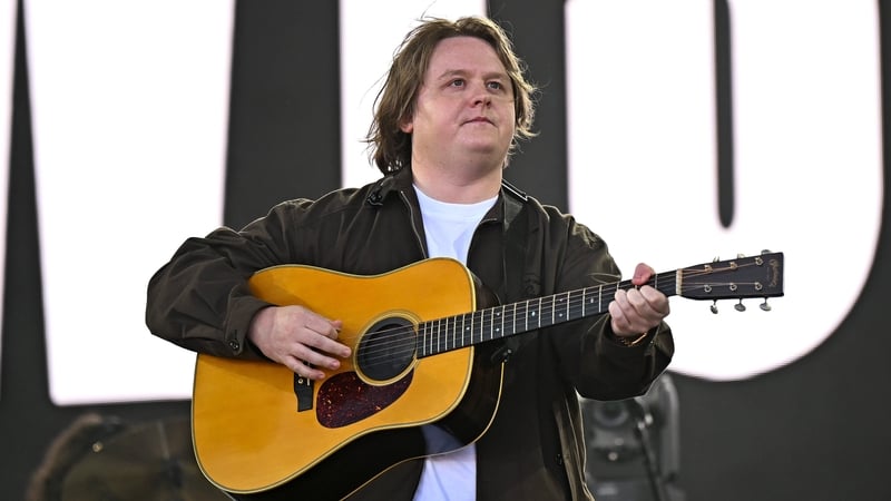 Lewis Capaldi at Glastonbury - "It's just a short set today, but I just wanted to come and kind of finish what I couldn't finish the first time round"