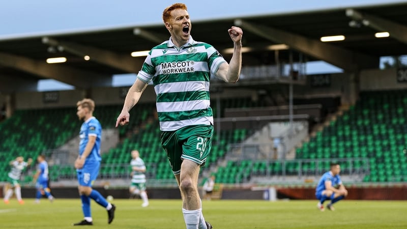 Rory Gaffney pounced on Stephen McMullan's error in the Waterford goal