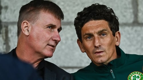 Keith Andrews (right) was Stephen Kenny's right-hand man during his tenure as Republic of Ireland manager