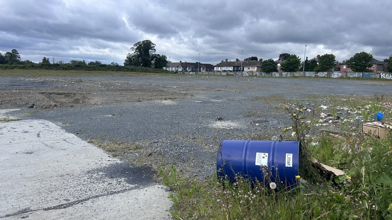 Homes were due to be delivered at this site in Whitehall, Dublin