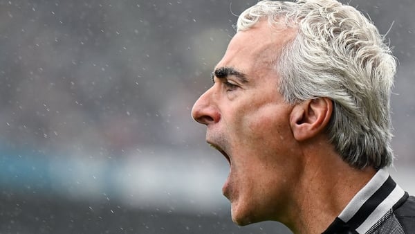 Donegal manager Jim McGuinness during the GAA Football All-Ireland Senior Championship quarter-final match between Monaghan and Donegal at Croke Park in Dublin.