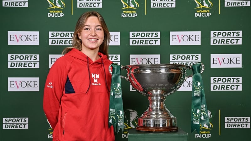 Kate Mooney after the Sports Direct Women's FAI Cup first round draw earlier this month