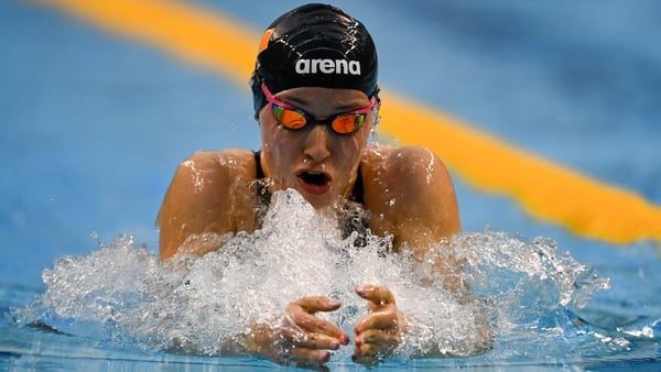 Dublin , Ireland - 26 May 2024; Ellie McCartney of Nat centre Limerick Ards competes in the women's 200m breaststroke final during day five of the Ireland Olympic Swimming Trials at the National Aquatic Centre on the Sport Ireland Campus in Dublin. (Photo