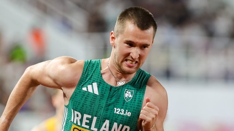 Jack Raftery became just the second Irish man to break the 45 second barrier in the 400m