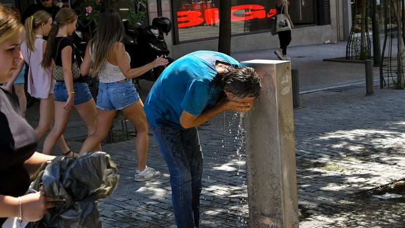 The term 'hot days' refers to days where the temperature is warmer than 90% of the daily temperatures observed over a 30-year period (file pic)