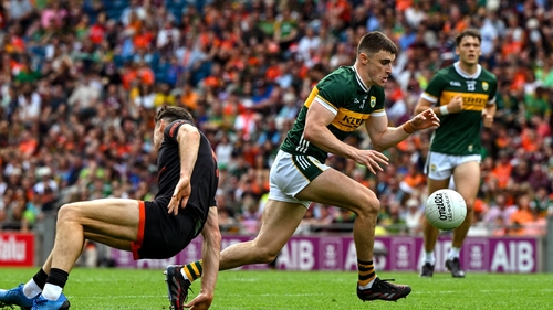 Seán O'Shea tormented Armagh all afternoon at Croke Park
