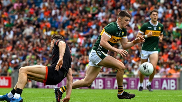 Seán O'Shea tormented Armagh all afternoon at Croke Park