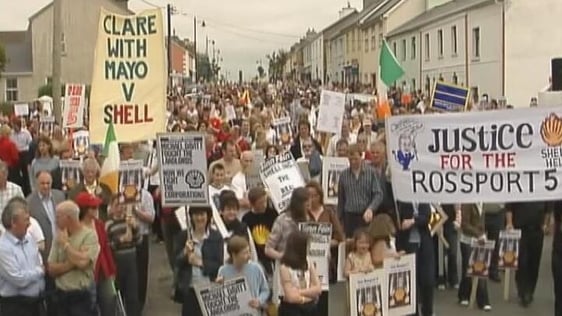 Protest in Belmullet, County Mayo (2005)