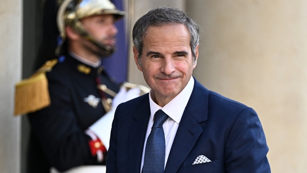 IAEA Director General Rafael Grossi pictured ahead of a meeting with French President Emmanuel Macron last week
