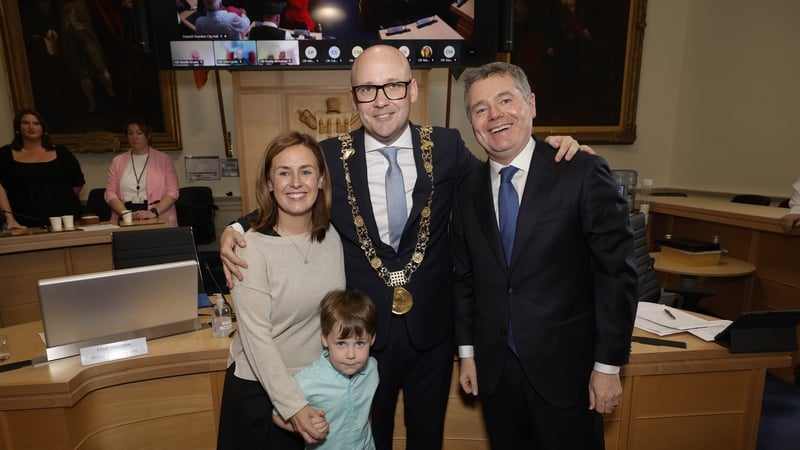 Ray McAdam was elected at Dublin City Council's annual meeting
