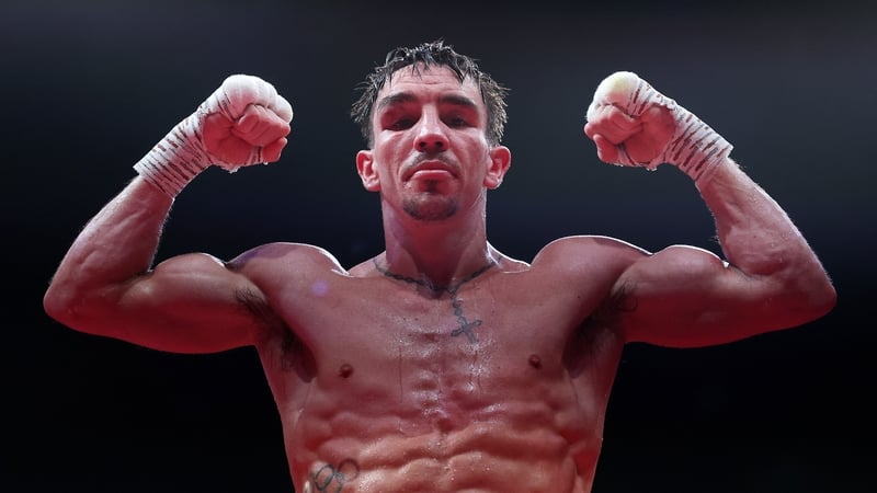 Michael Conlan after his victory over Asad Asif Khan during the IBF Inter-Continental Welterweight title fight in Brighton in March