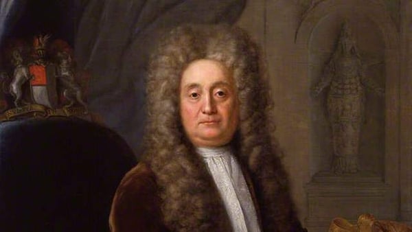 1736 painting of Sir Hans Sloane by Stephen Slaughter